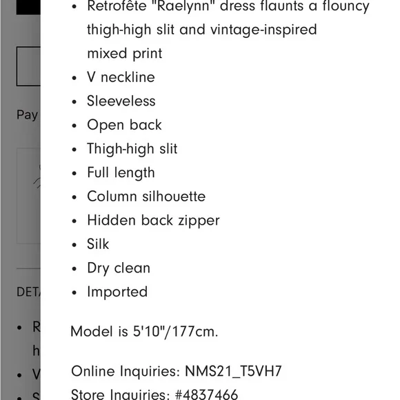 Chic Retrofete Animal Print Dress sz s NWT - Picture 7 of 7